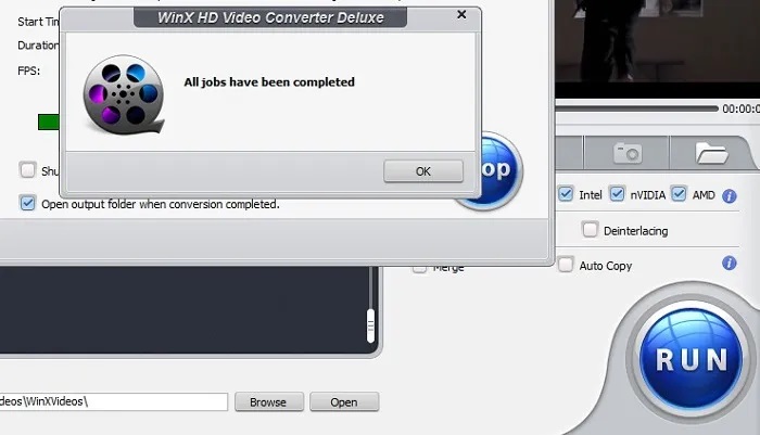 winx free job completed