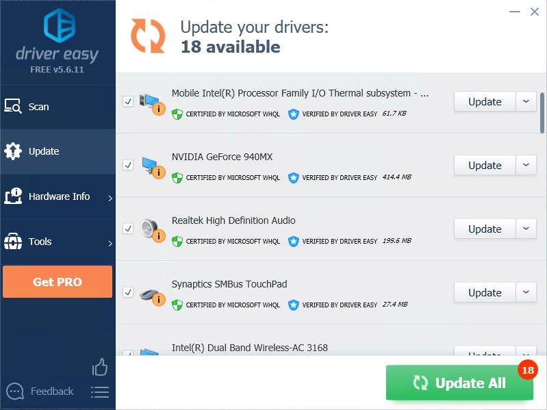 driver easy update drivers