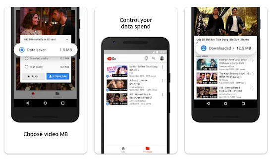 download youtube videos using youtube go app